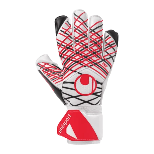 uhlsport Towarthandschuhe absolutgrip in der Fabrbe weiß / schwarz / rot