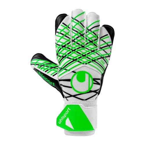 uhlsport Towarthandschuhe Soft Advanced in der Fabrbe weiß / schwarz / grün
