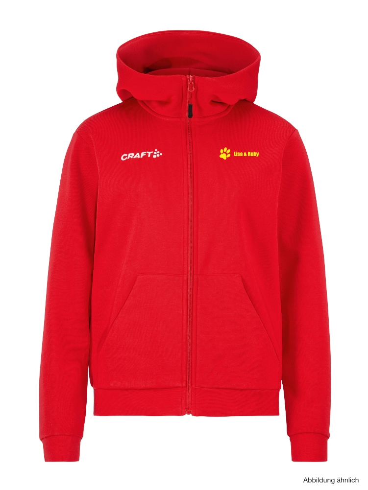 craft Community 2.0 Logo Fz Hoodie W - rot