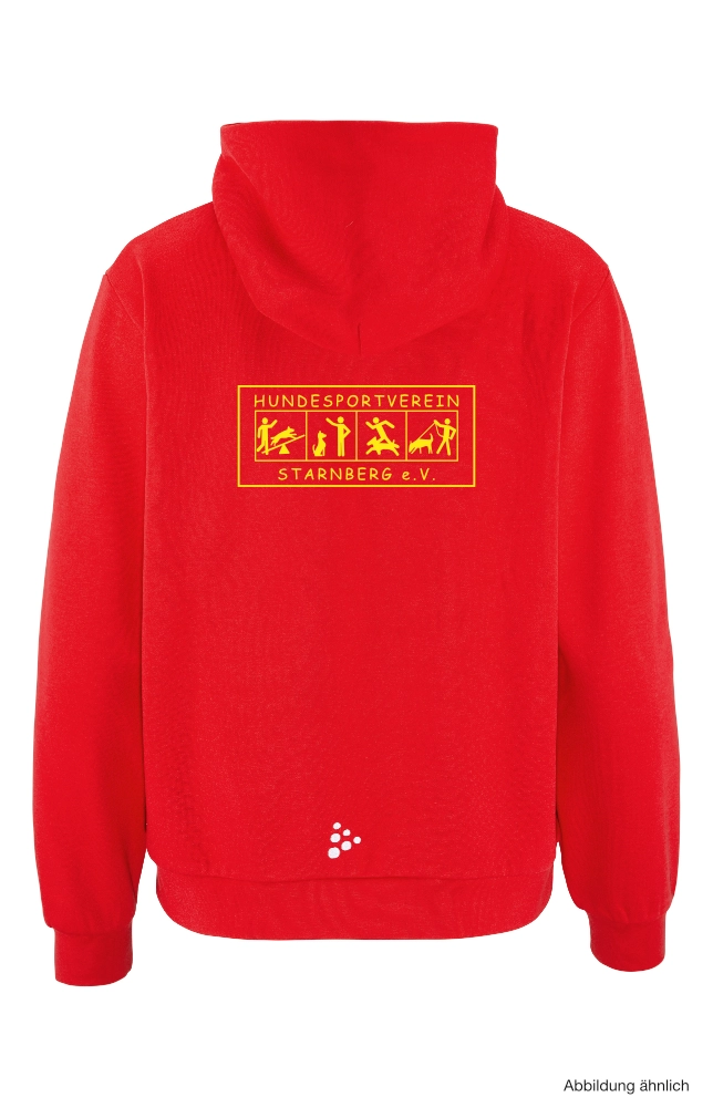 craft Community 2.0 Logo Fz Hoodie W - rot – Bild 2