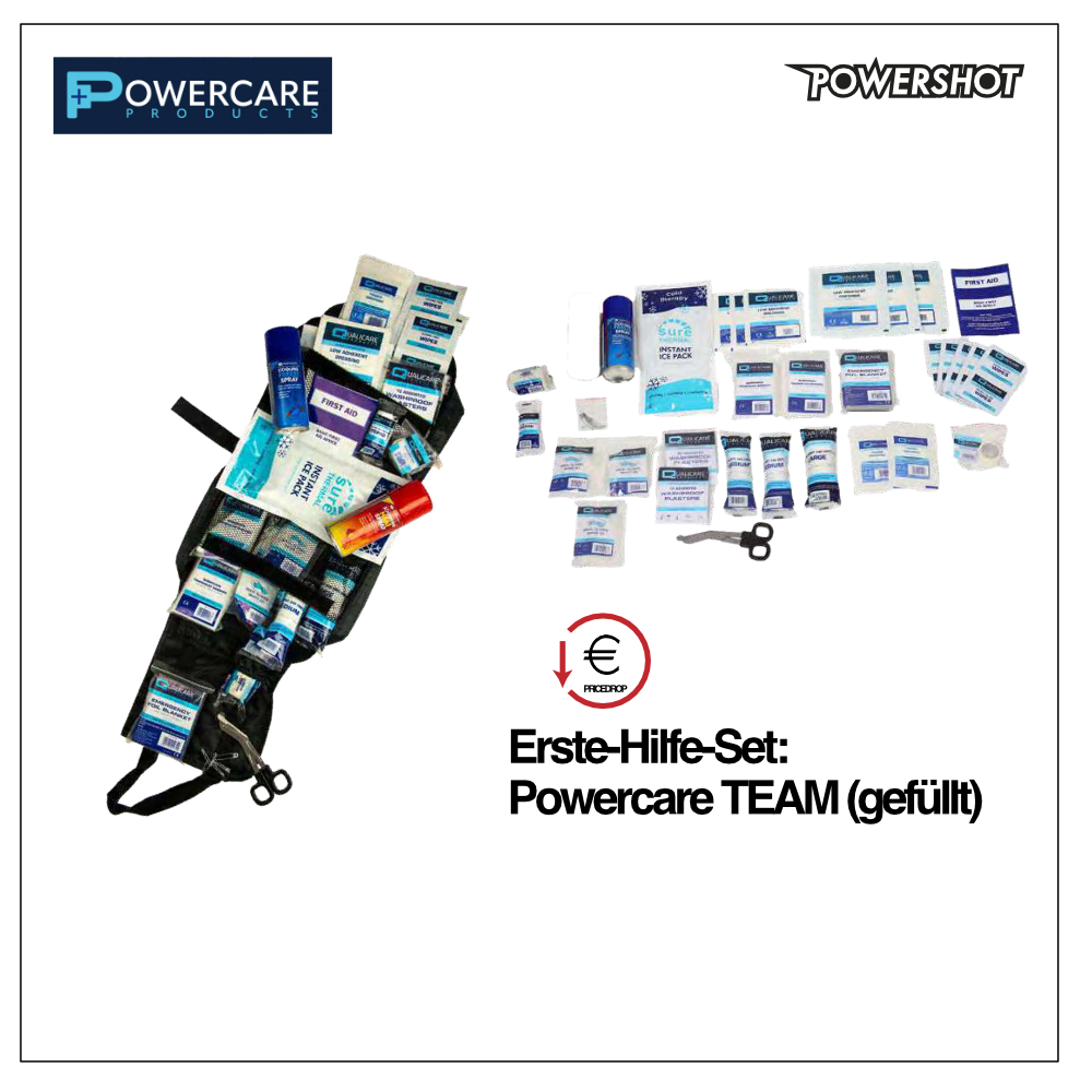ErsteHilfeSet Powercare Team FlyingGoalie.de