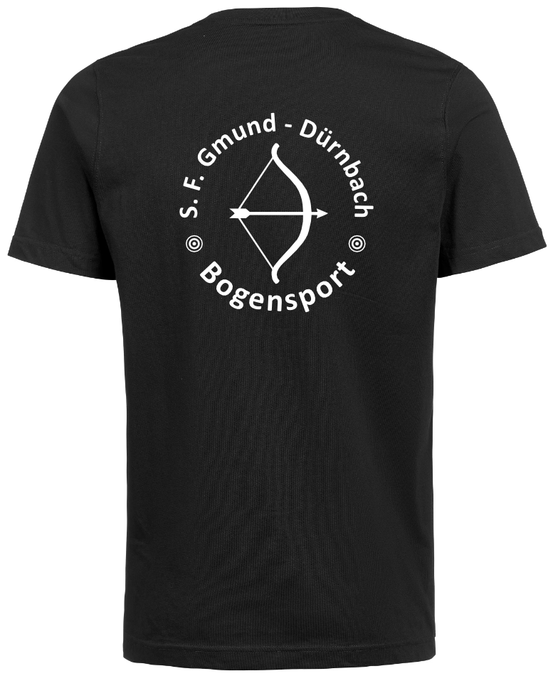 UM (craft) T-Shirt schwarz – Bild 2