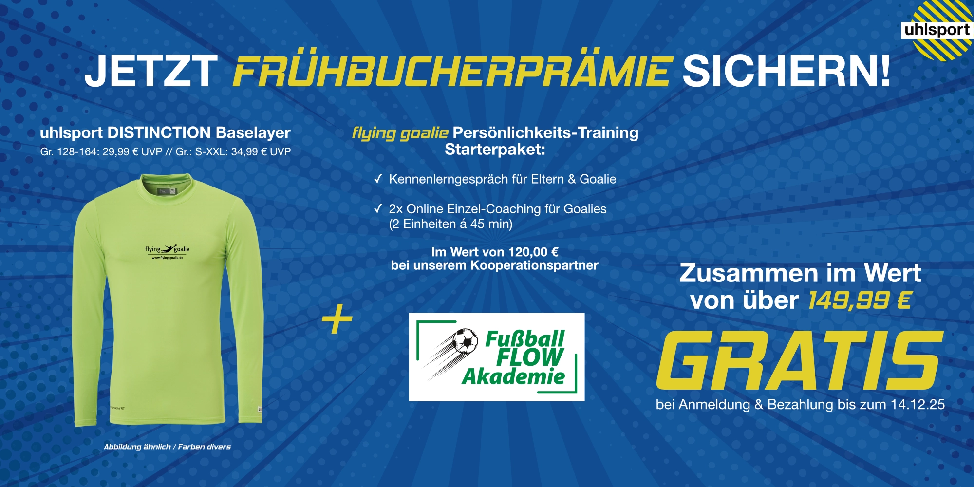 #uc frühbucherprämie popup